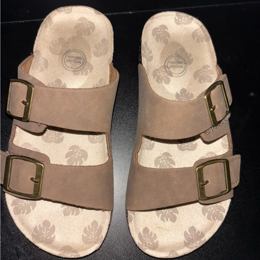 Boys Velcro Two Buckle Sandals